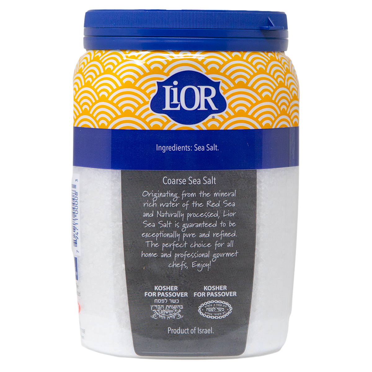 Coarse Sea Salt Chefs Jar, LiOR