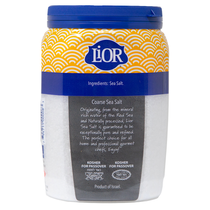 Coarse Sea Salt Chefs Jar, LiOR