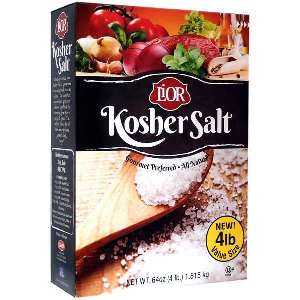 Natural Kosher Sea Salt Box, LiOR