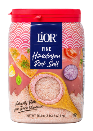 Fine Himalayan Pink Salt, Chefs Jar, LiOR