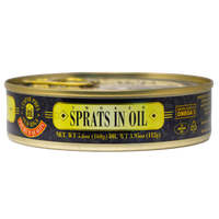 Smoked Sprats In Oil Can, Old Riga
