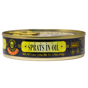 Smoked Sprats In Oil Can, Old Riga
