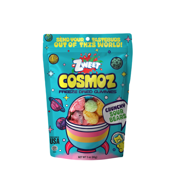 Cosmoz Freeze Dried Sour Bears, Zweet – OurBasket