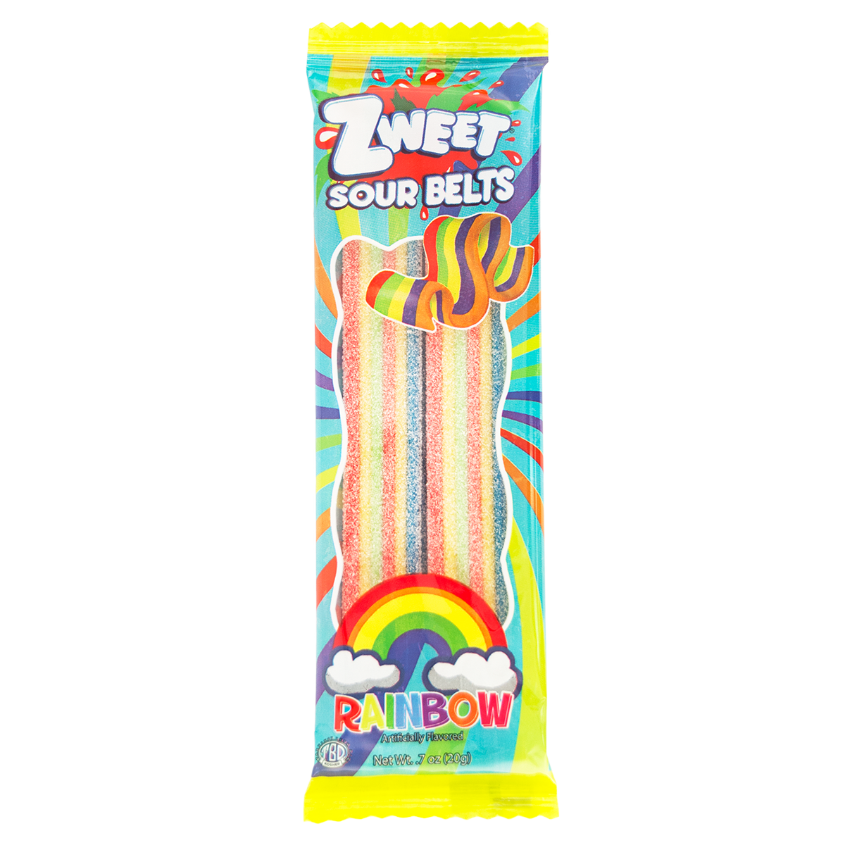 Sour Rainbow (Tutti) Belts, Zweet
