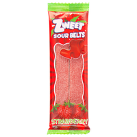Sour Strawberry Belts, Zweet