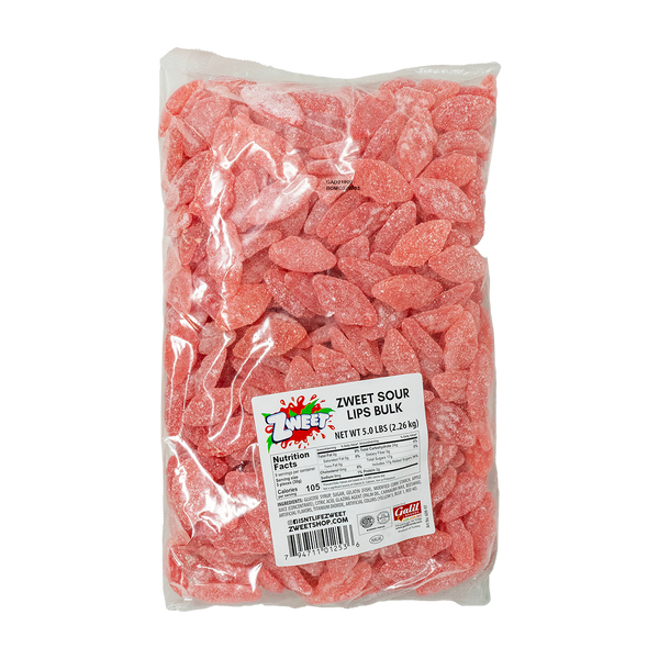 Bulk Sour Gummy Lips, Zweet