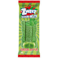 Sour Apple Belts | Go-Pack | Zweet | 4.5 oz