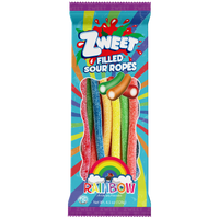 Sour Rainbow Ropes Filled | Zweet | Go-Pack | 4.5 oz