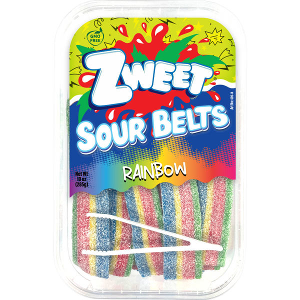 Sour Rainbow Belts, Zweet