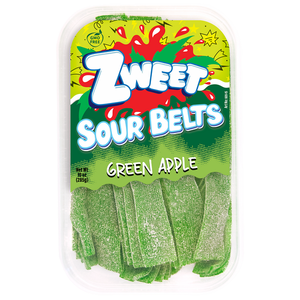 Sour Green Apple Belts, Zweet