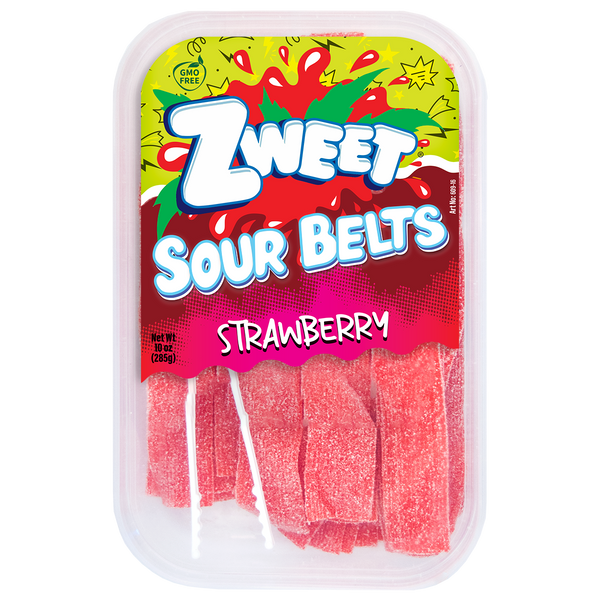 Strawberry Sour Belts, Zweet