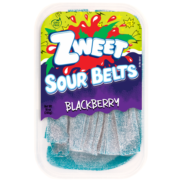 Sour Blackberry Belts | Zweet | 10 oz