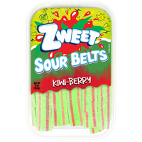 Sour Kiwi Strawberry Belts | Zweet | 10 oz
