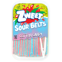 Sour Cotton Candy Belts | Zweet | 10 oz