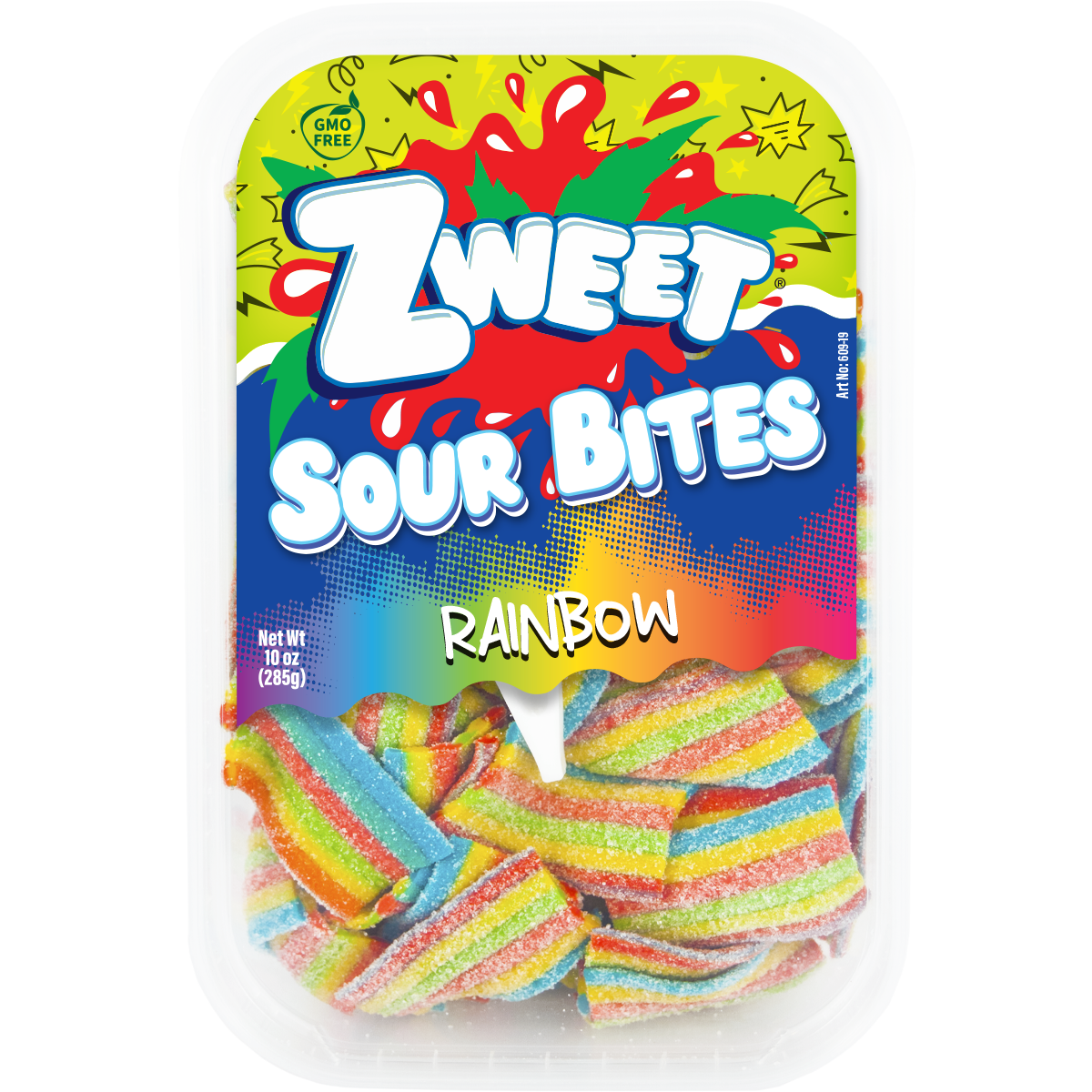 Sour Rainbow Bites, Zweet