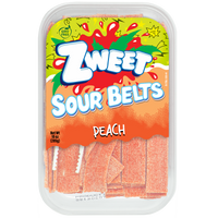 Sour Peach Belts | Zweet | 10 oz