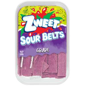 Sour Grape Belts | Zweet | 10 oz