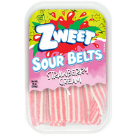 Sour Strawberry Creamsicle Belts | Zweet | 10 oz