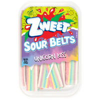 Unicorn Kiss Sour Belts, Zweet