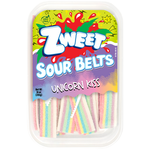 Unicorn Kiss Sour Belts, Zweet