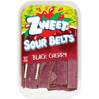 Sour Black Cherry  Belts | Zweet | 10 oz