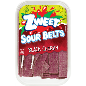Sour Black Cherry  Belts | Zweet | 10 oz