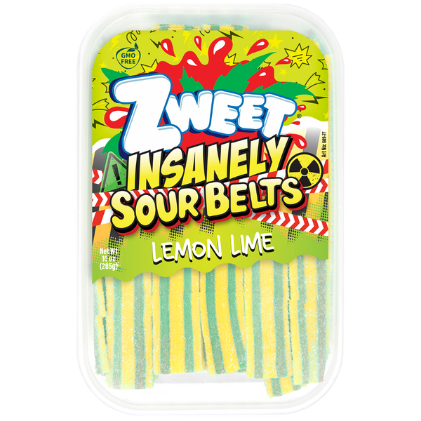 Insanely Sour Lemon Lime Belts | Zweet | 10 oz – OurBasket