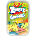 Neon Gummy Sour Worms, Zweet