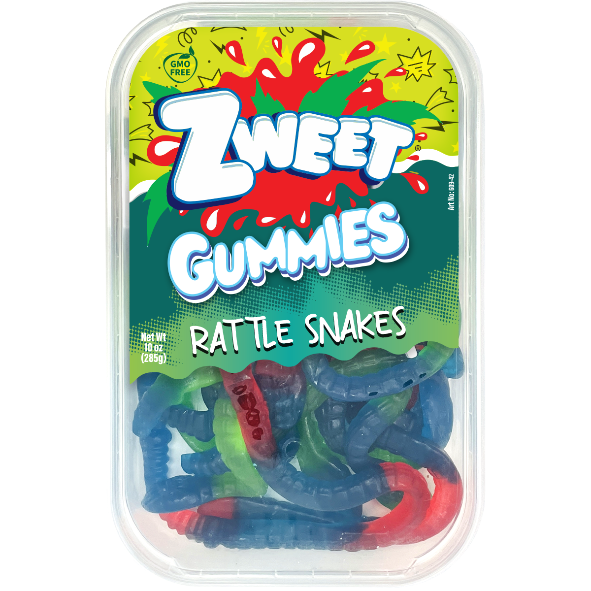 Gummy Rattle Snakes, Zweet
