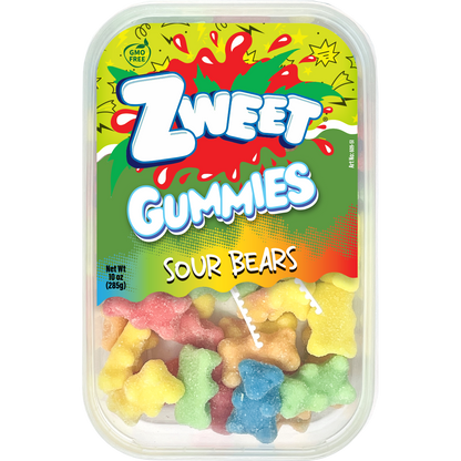 Neon Gummy Sour Bears, Zweet