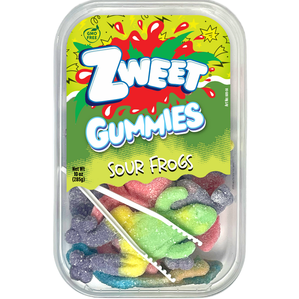 Sour Gummy Frogs, Zweet – OurBasket