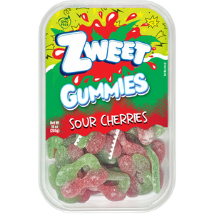 Sour Gummy Cherries | Zweet | 10 oz