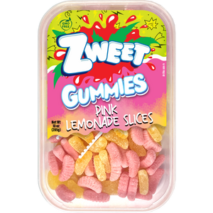 Gummy Pink Lemonade Slices | Zweet | 10 oz