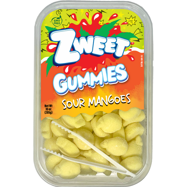 Sour Gummy Mangoes | 10 oz | Zweet