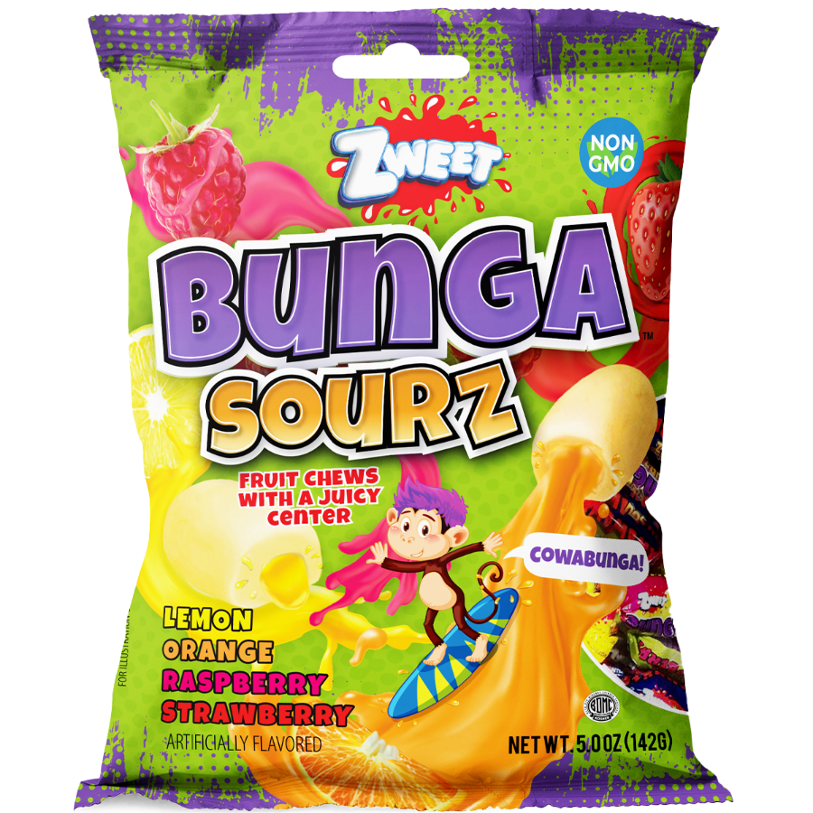 Bunga Sourz | Fruit chews | 5 oz