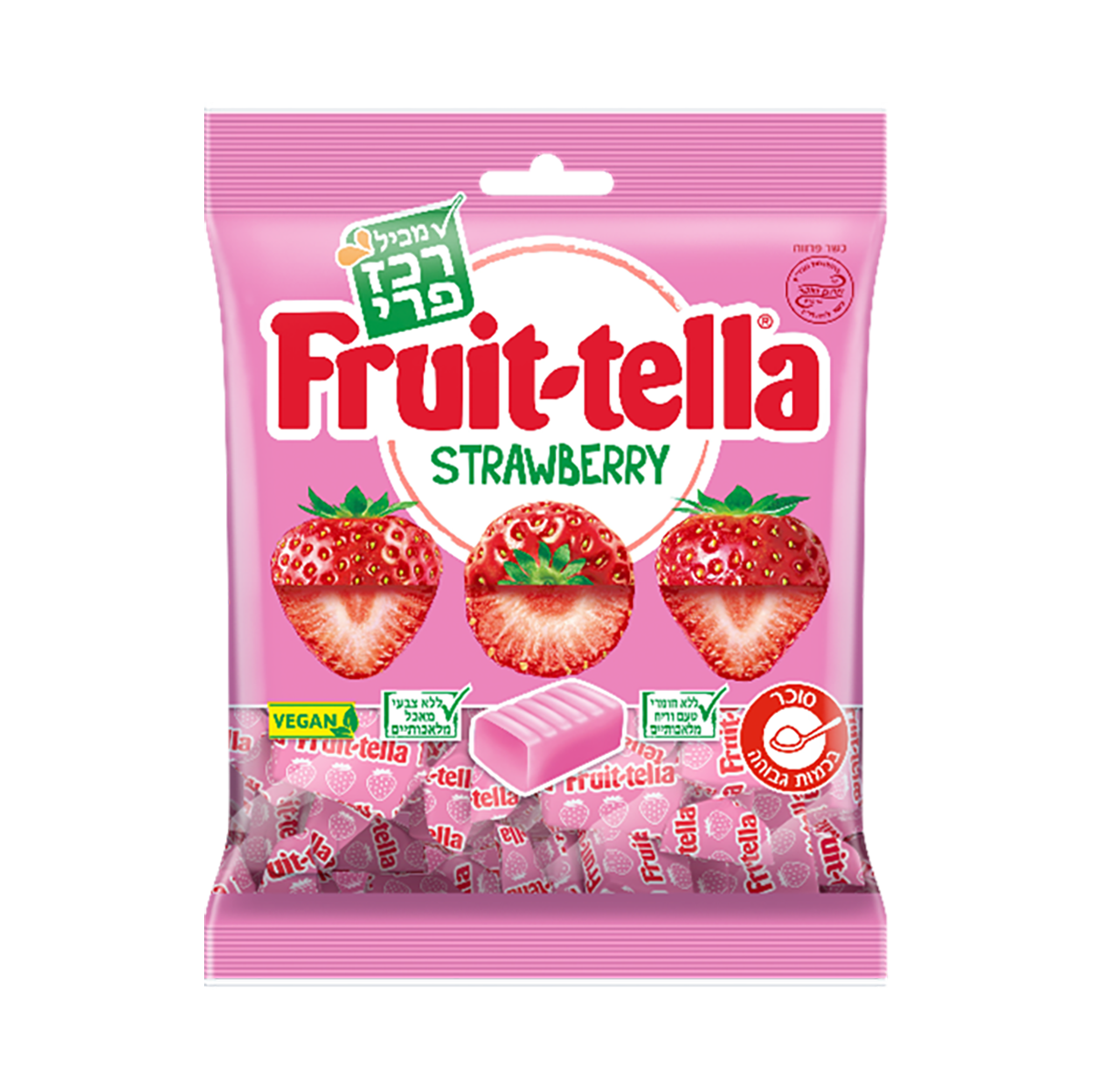Fruit-tella Simply Strawberry Chewy Toffee Bag