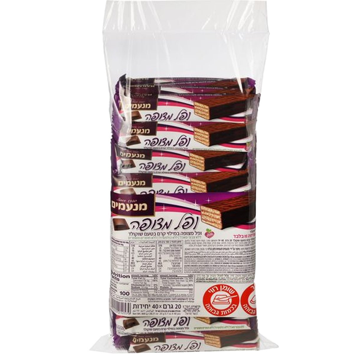 Chocolate Coated Wafer Snacks | 40 pcs | Manamim