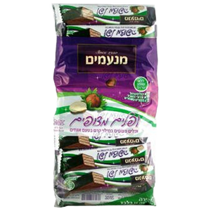 Chocolate Coated Wafer Snacks Hazelnut Flavor, Manamim