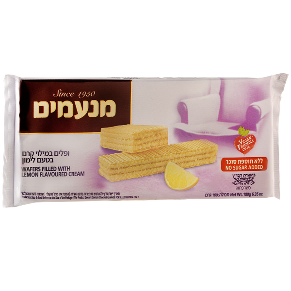Sugar-Free Lemon Wafers | 6.35 oz | Manamim
