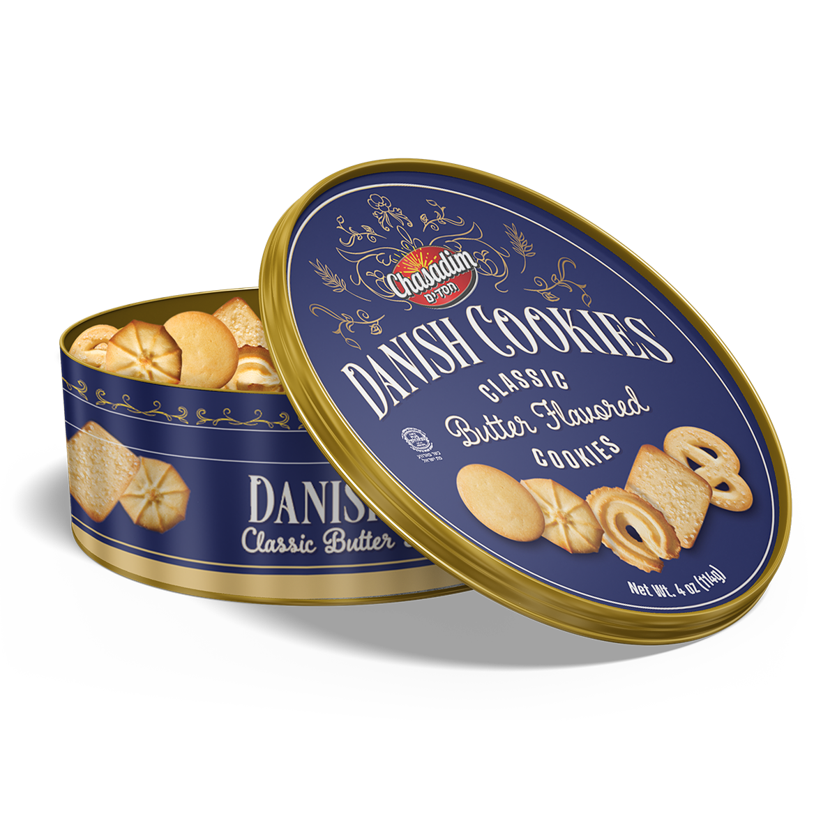 Mini-Tin Danish Cookies, Chasadim