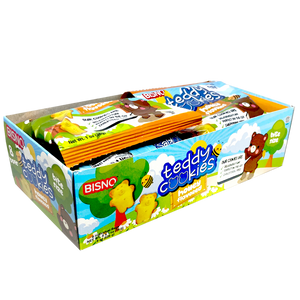 Teddy Cookies | Honey | Pack of 8 | 8 oz | Bisno