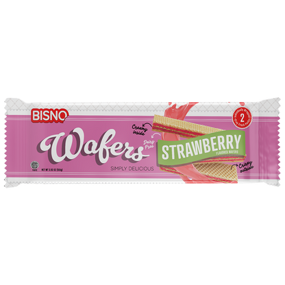 Wafer | Strawberry | 3.5 oz | Bisno