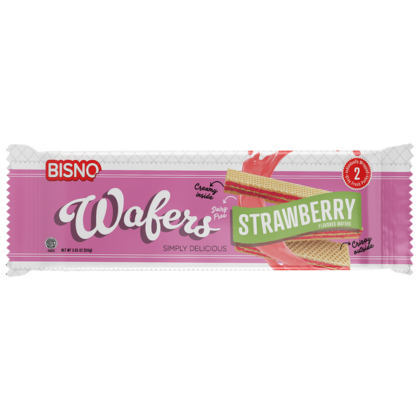 Wafer | Strawberry | 3.5 oz | Bisno