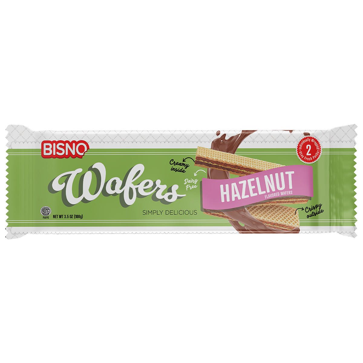 Wafer | Hazelnut | 3.5 oz | Bisno