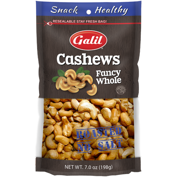 Cashews | Roasted/Unsalted | 7 oz | Galil