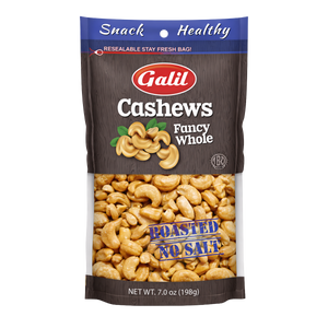 Roasted/Unsalted Cashews, Galil