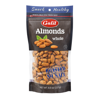 Roasted/Unsalted Almonds, Galil