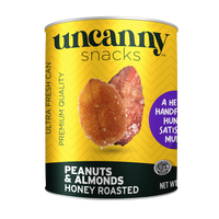 Honey Roasted Peanuts & Almonds | Can | 1.8 oz | Uncanny