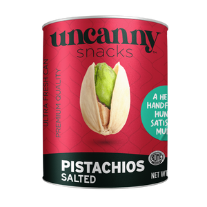 Roasted & Salted Pistachios | Can | 1.8 oz | Uncanny