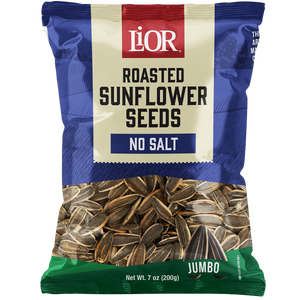 Jumbo Sunflower Seeds | Roasted & No Salt Added | 7.0 oz | LiOR